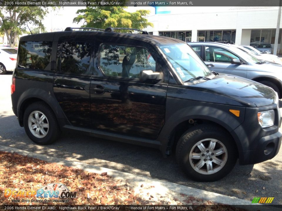 2006 Honda Element EX AWD Nighthawk Black Pearl / Black/Gray Photo #2