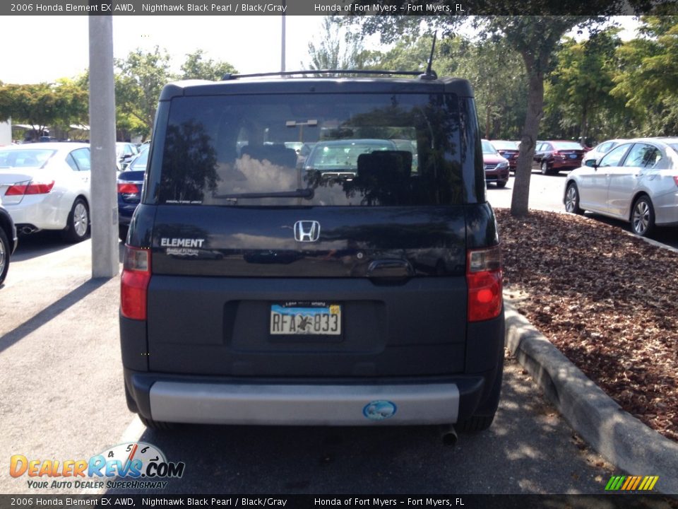 2006 Honda Element EX AWD Nighthawk Black Pearl / Black/Gray Photo #3