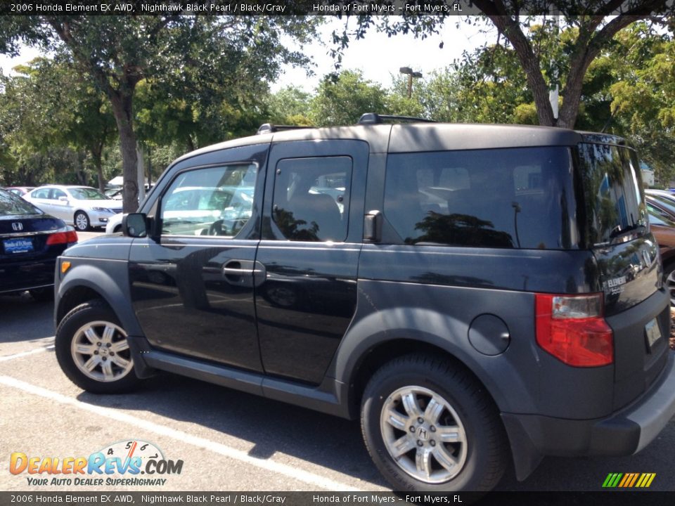 2006 Honda Element EX AWD Nighthawk Black Pearl / Black/Gray Photo #4