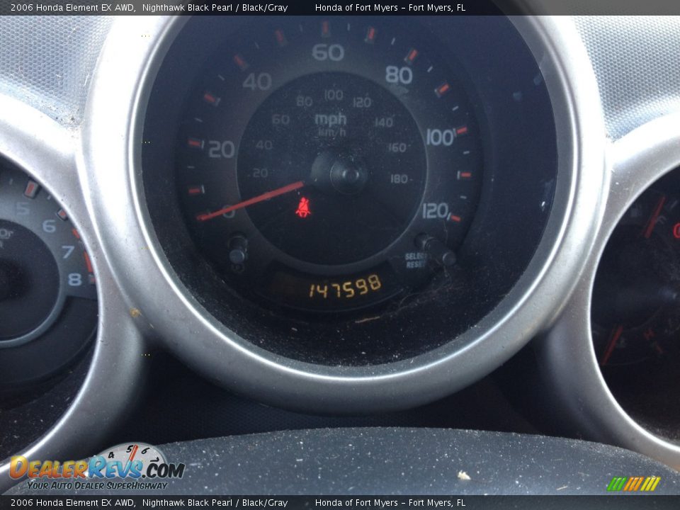 2006 Honda Element EX AWD Nighthawk Black Pearl / Black/Gray Photo #8