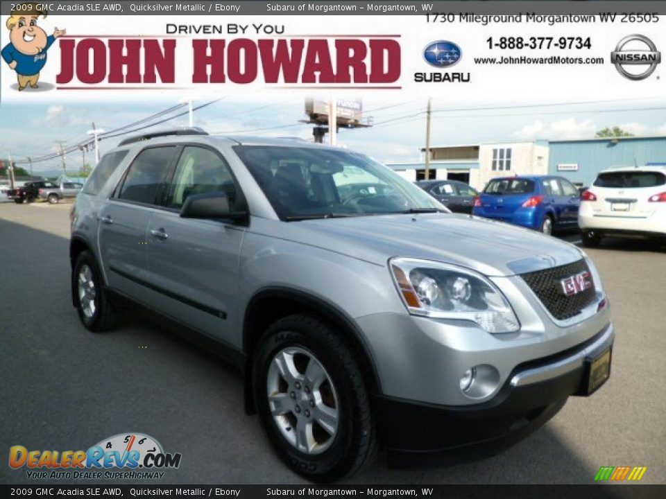 2009 GMC Acadia SLE AWD Quicksilver Metallic / Ebony Photo #1