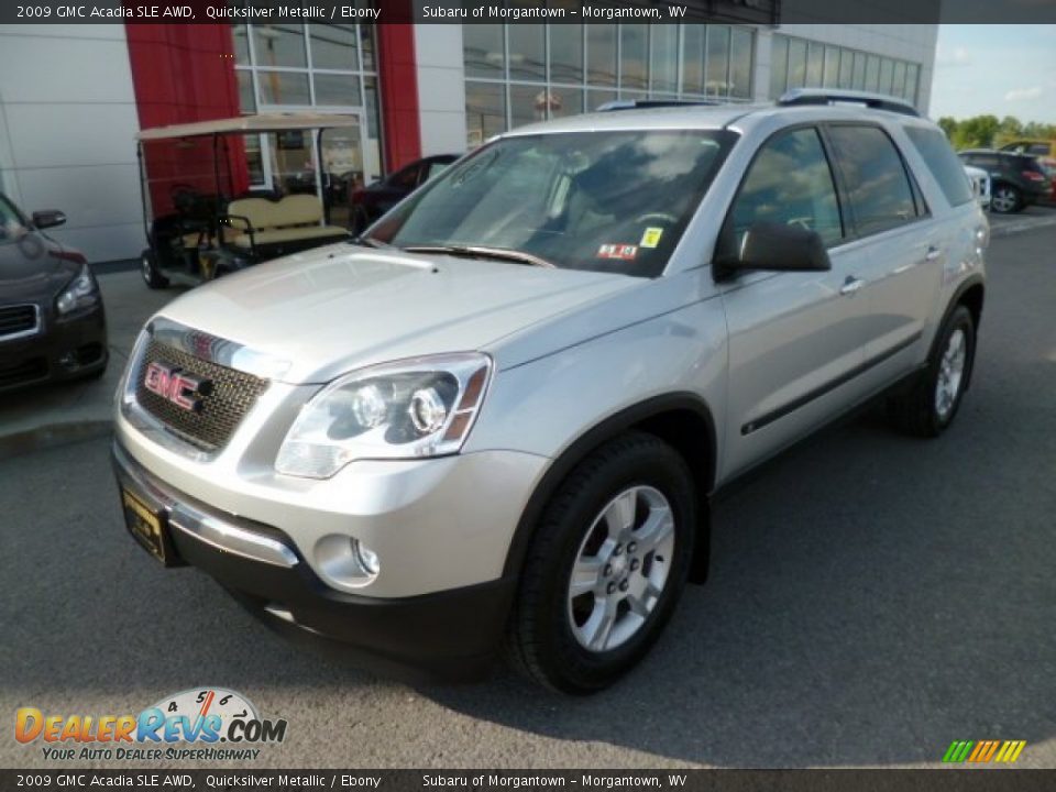 2009 GMC Acadia SLE AWD Quicksilver Metallic / Ebony Photo #3
