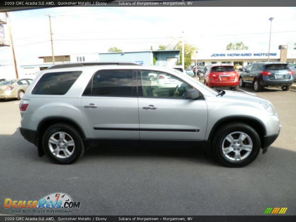 2009 GMC Acadia SLE AWD Quicksilver Metallic / Ebony Photo #8