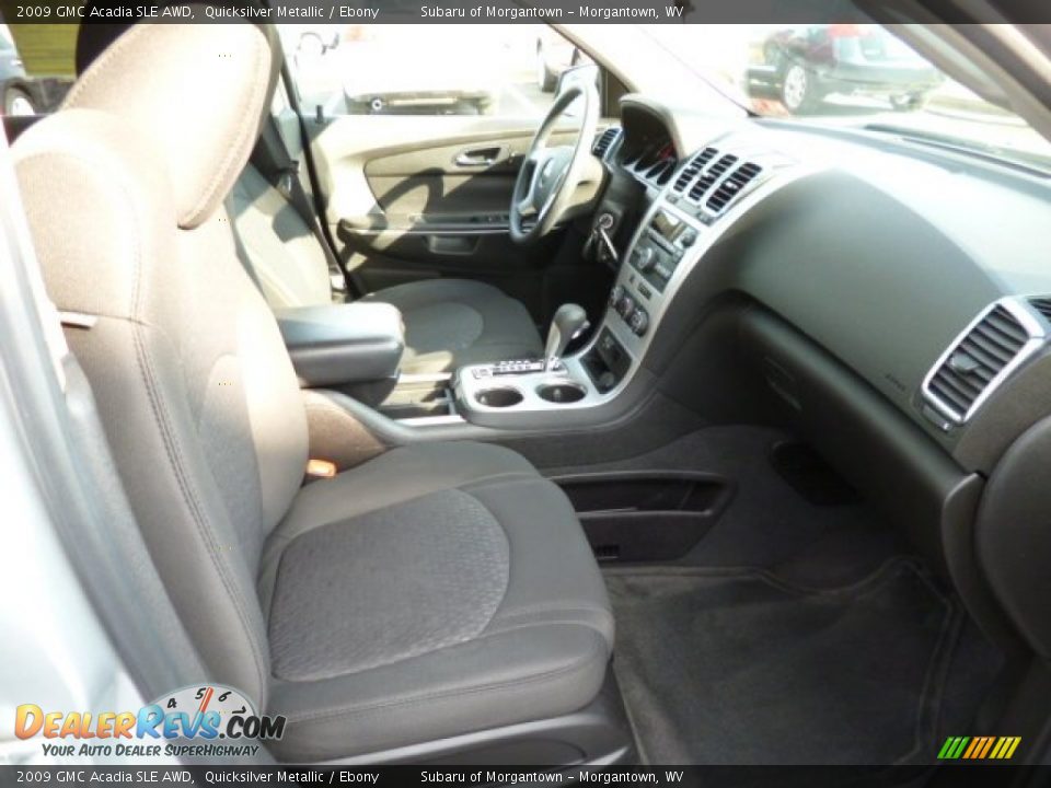 2009 GMC Acadia SLE AWD Quicksilver Metallic / Ebony Photo #10