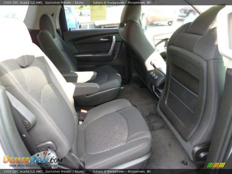 2009 GMC Acadia SLE AWD Quicksilver Metallic / Ebony Photo #12