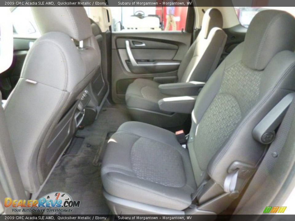 2009 GMC Acadia SLE AWD Quicksilver Metallic / Ebony Photo #14