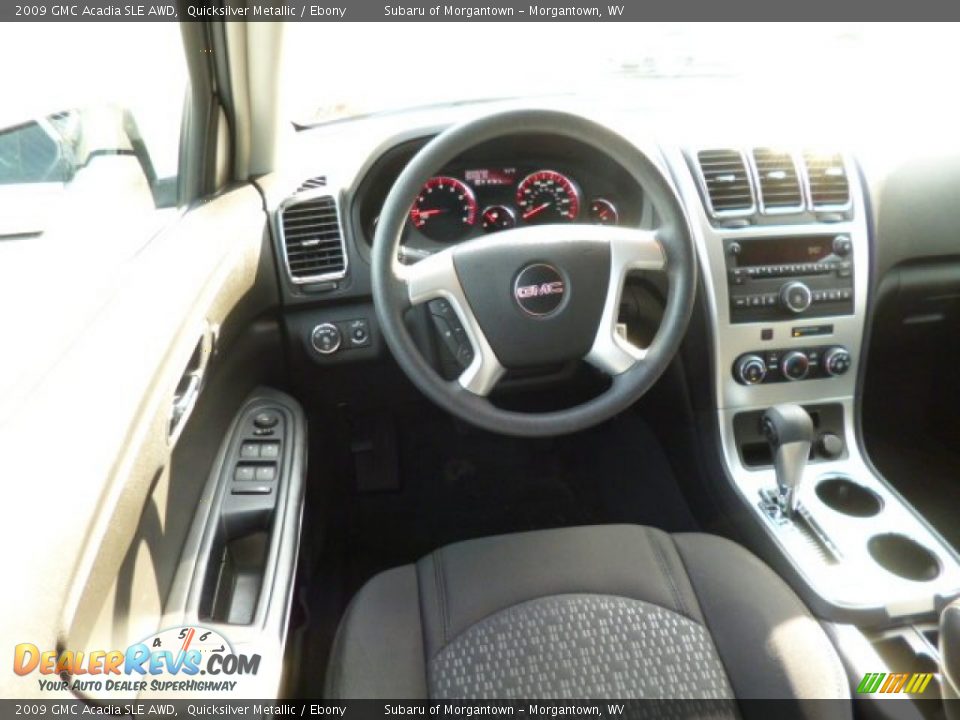 2009 GMC Acadia SLE AWD Quicksilver Metallic / Ebony Photo #15