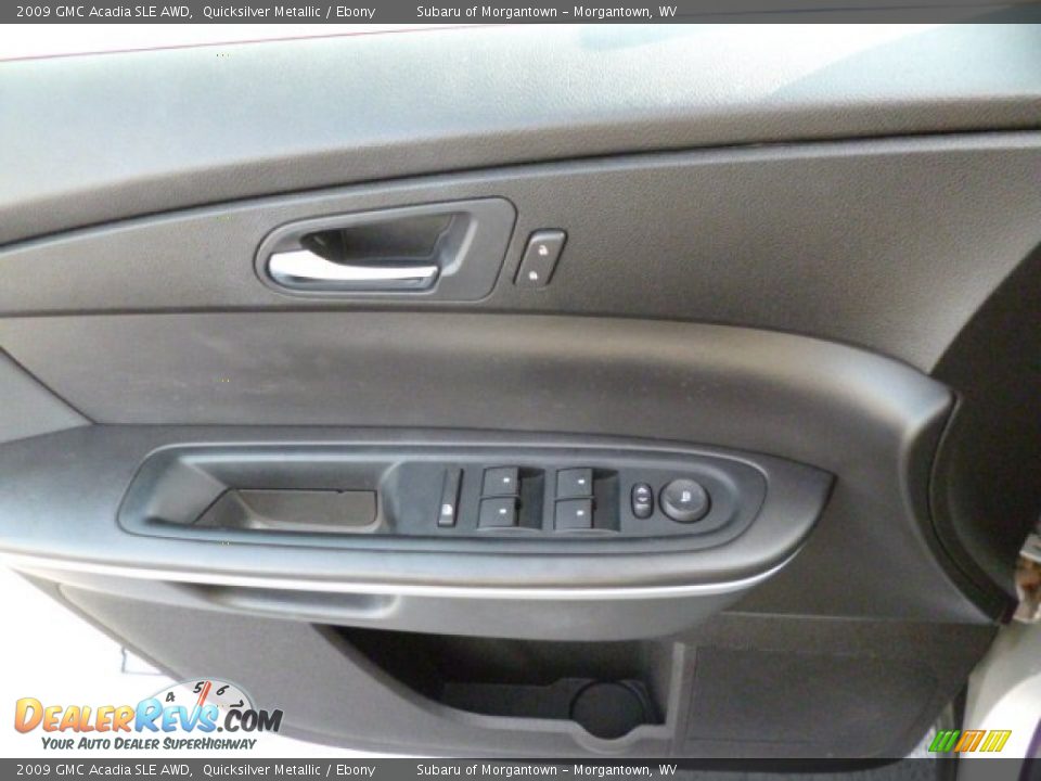 2009 GMC Acadia SLE AWD Quicksilver Metallic / Ebony Photo #18