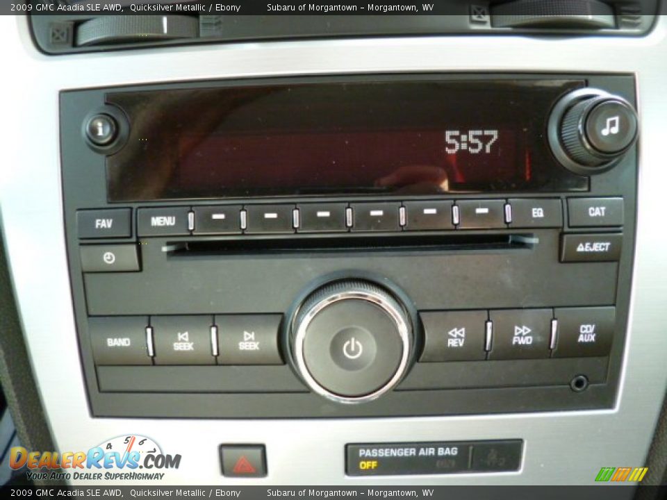 2009 GMC Acadia SLE AWD Quicksilver Metallic / Ebony Photo #19
