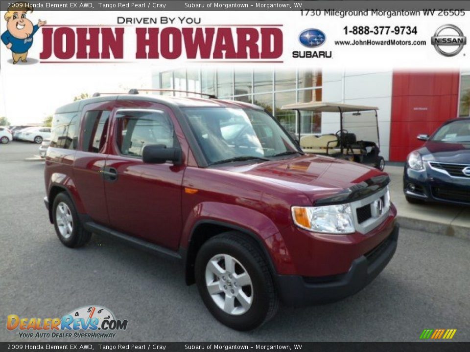 2009 Honda Element EX AWD Tango Red Pearl / Gray Photo #1