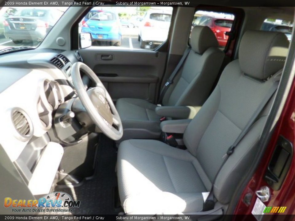2009 Honda Element EX AWD Tango Red Pearl / Gray Photo #7