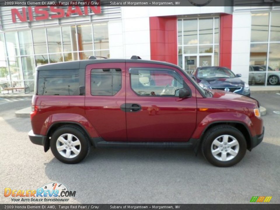 2009 Honda Element EX AWD Tango Red Pearl / Gray Photo #12