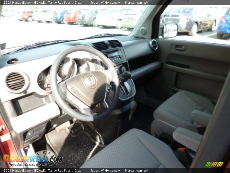 2009 Honda Element EX AWD Tango Red Pearl / Gray Photo #17