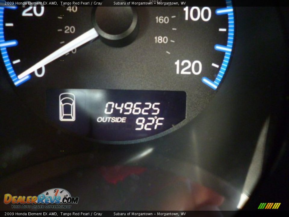 2009 Honda Element EX AWD Tango Red Pearl / Gray Photo #20
