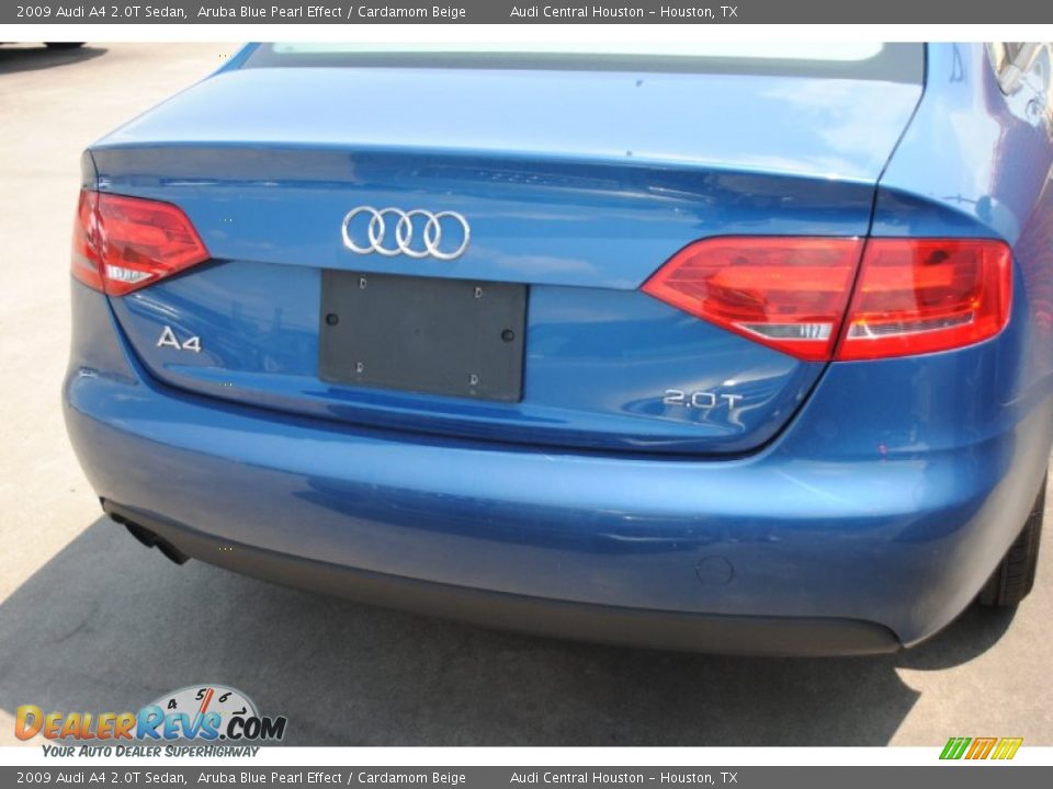 2009 Audi A4 2.0T Sedan Aruba Blue Pearl Effect / Cardamom Beige Photo #6