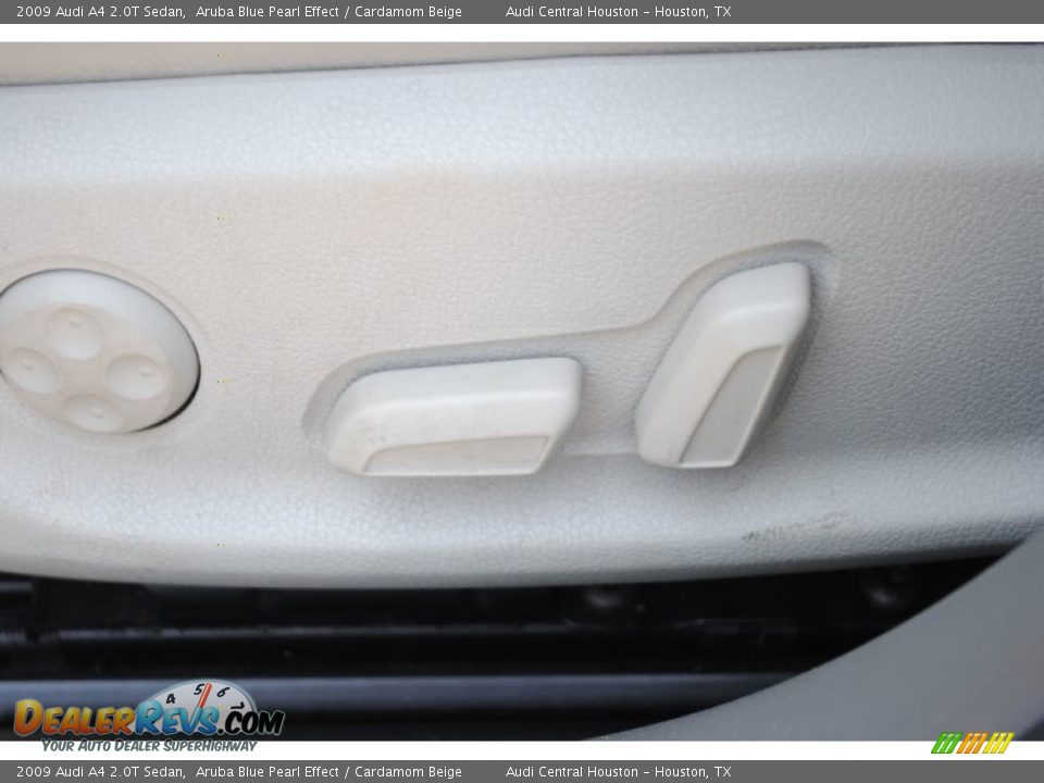 2009 Audi A4 2.0T Sedan Aruba Blue Pearl Effect / Cardamom Beige Photo #11