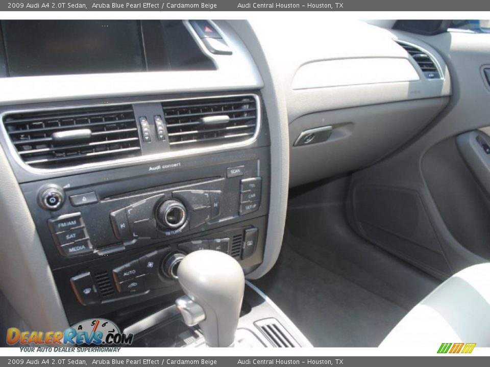 2009 Audi A4 2.0T Sedan Aruba Blue Pearl Effect / Cardamom Beige Photo #12