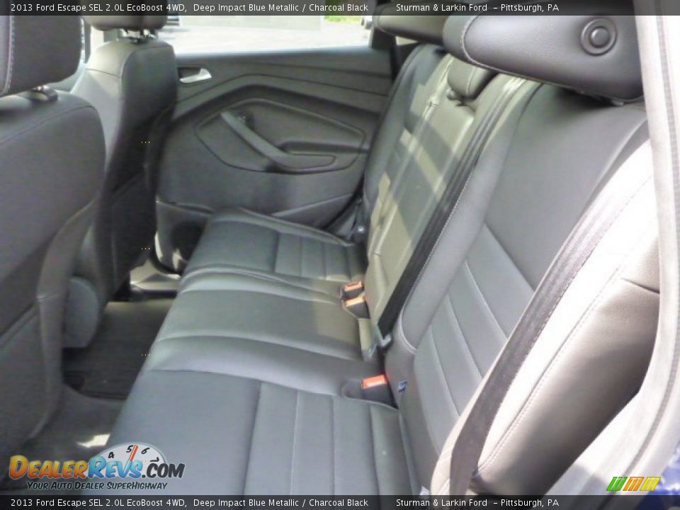 2013 Ford Escape SEL 2.0L EcoBoost 4WD Deep Impact Blue Metallic / Charcoal Black Photo #9