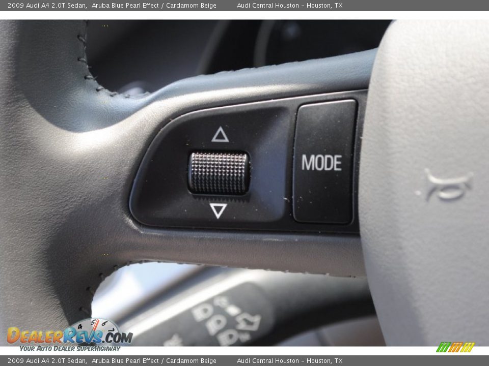 2009 Audi A4 2.0T Sedan Aruba Blue Pearl Effect / Cardamom Beige Photo #20