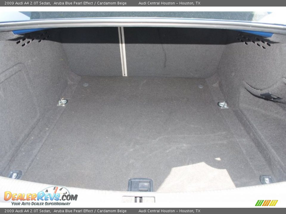 2009 Audi A4 2.0T Sedan Aruba Blue Pearl Effect / Cardamom Beige Photo #21