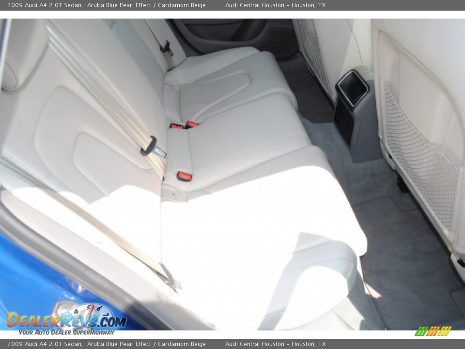 2009 Audi A4 2.0T Sedan Aruba Blue Pearl Effect / Cardamom Beige Photo #22