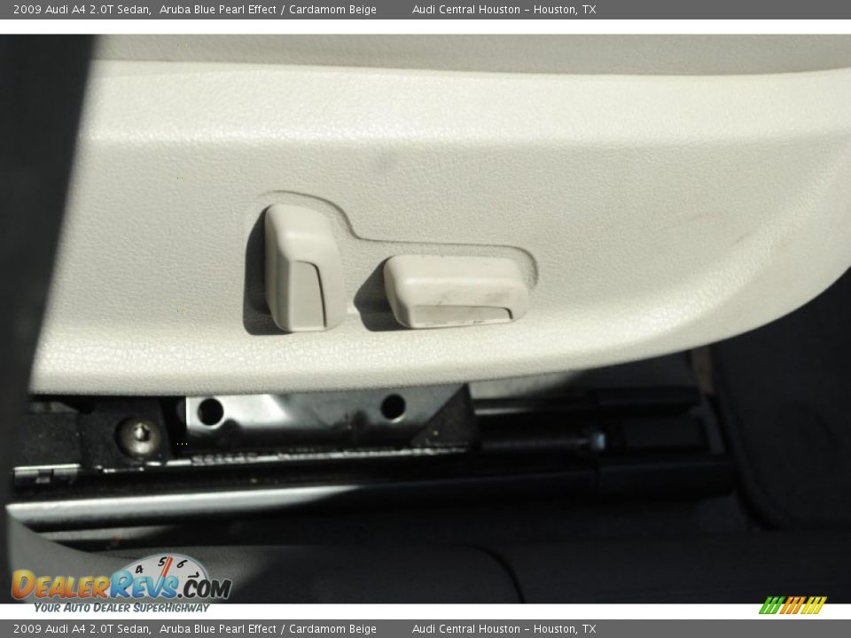 2009 Audi A4 2.0T Sedan Aruba Blue Pearl Effect / Cardamom Beige Photo #23
