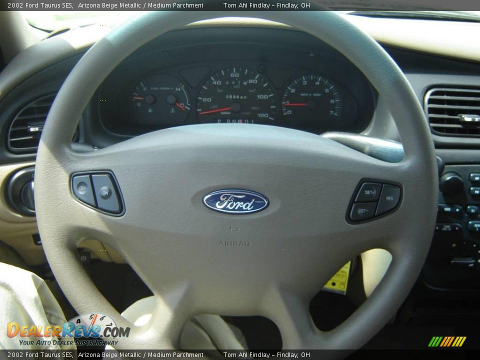 2002 Ford Taurus SES Arizona Beige Metallic / Medium Parchment Photo #15