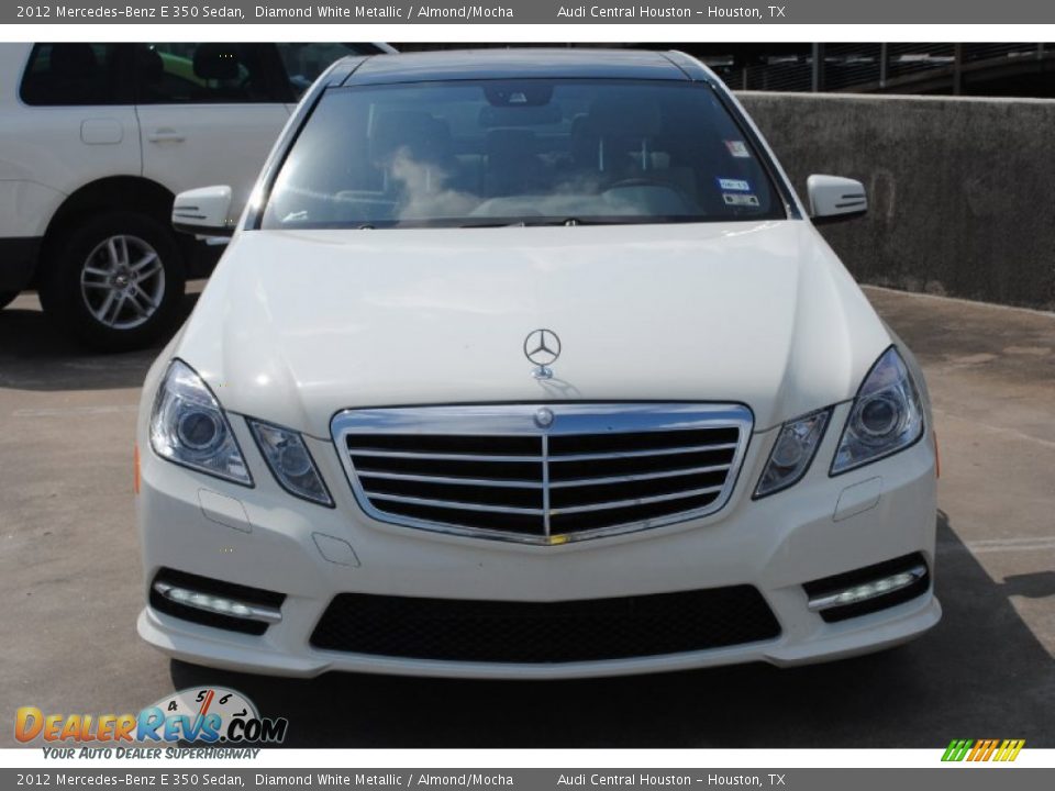 2012 Mercedes-Benz E 350 Sedan Diamond White Metallic / Almond/Mocha Photo #2