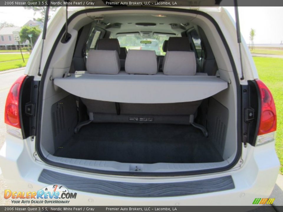 2006 Nissan Quest 3.5 S Nordic White Pearl / Gray Photo #13