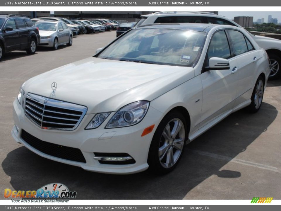 2012 Mercedes-Benz E 350 Sedan Diamond White Metallic / Almond/Mocha Photo #3