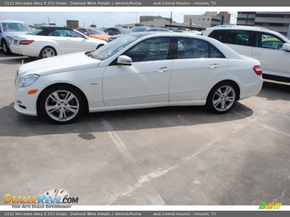 2012 Mercedes-Benz E 350 Sedan Diamond White Metallic / Almond/Mocha Photo #4
