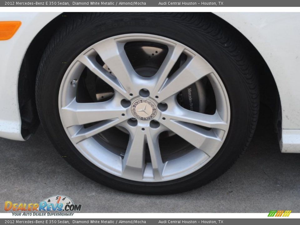 2012 Mercedes-Benz E 350 Sedan Diamond White Metallic / Almond/Mocha Photo #5