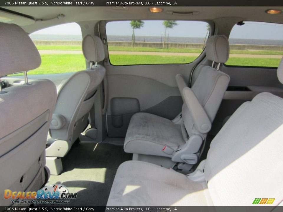 2006 Nissan Quest 3.5 S Nordic White Pearl / Gray Photo #16