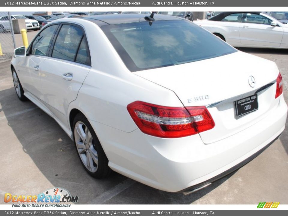 2012 Mercedes-Benz E 350 Sedan Diamond White Metallic / Almond/Mocha Photo #6