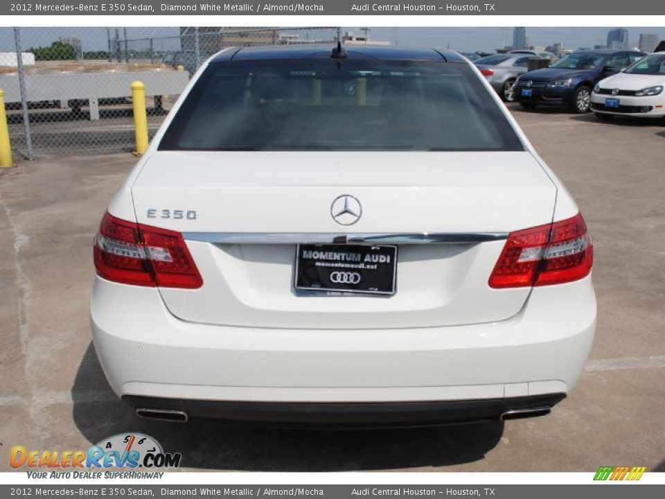 2012 Mercedes-Benz E 350 Sedan Diamond White Metallic / Almond/Mocha Photo #7