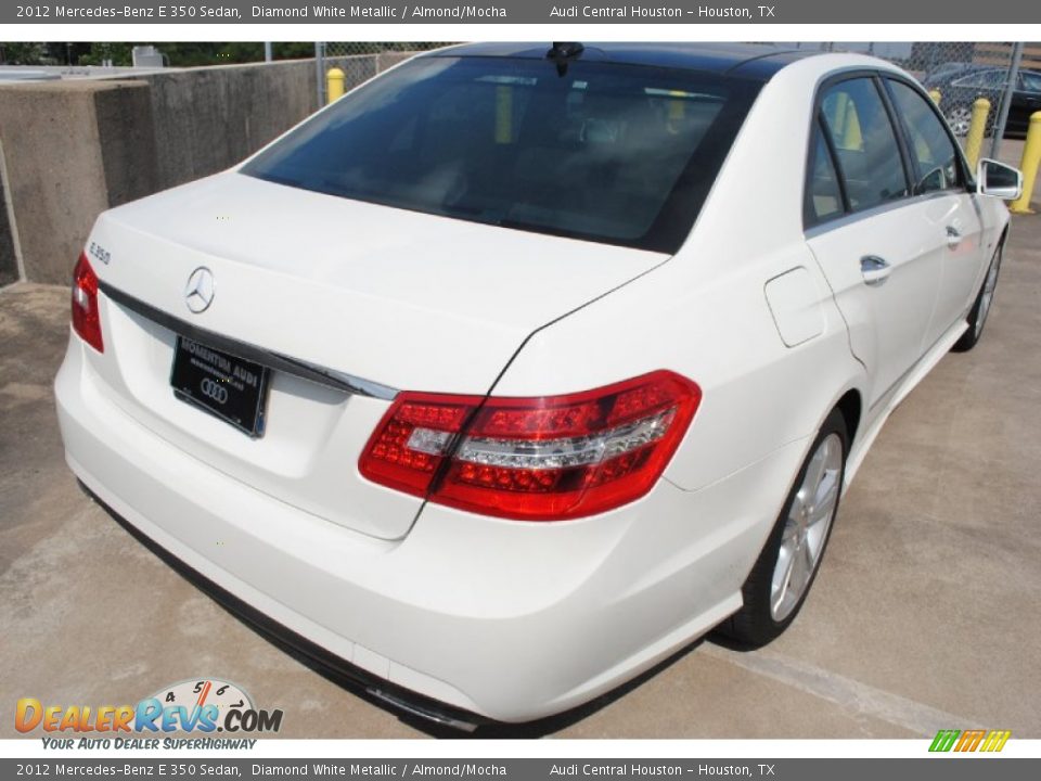2012 Mercedes-Benz E 350 Sedan Diamond White Metallic / Almond/Mocha Photo #8