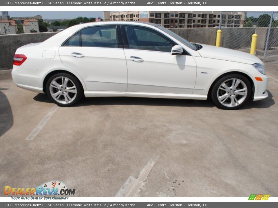 2012 Mercedes-Benz E 350 Sedan Diamond White Metallic / Almond/Mocha Photo #9