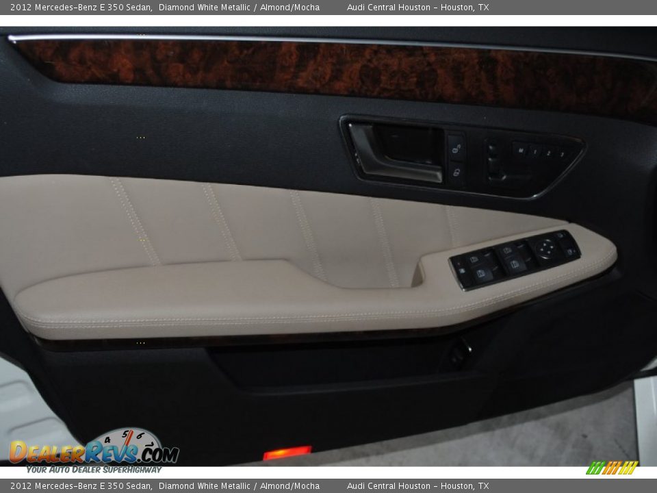 2012 Mercedes-Benz E 350 Sedan Diamond White Metallic / Almond/Mocha Photo #10