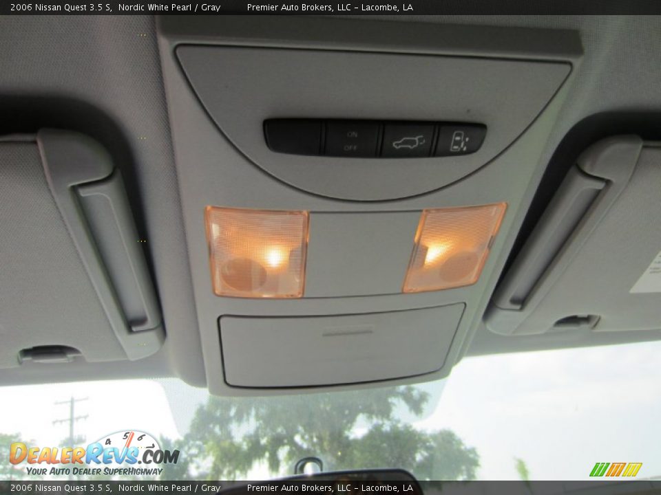 2006 Nissan Quest 3.5 S Nordic White Pearl / Gray Photo #23