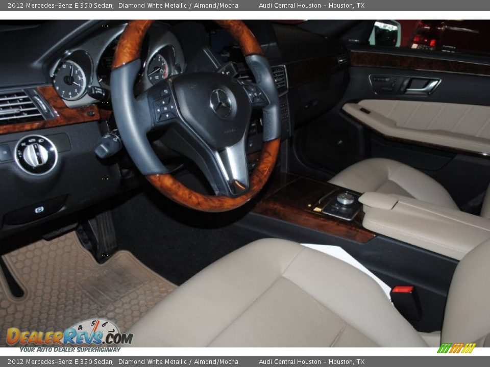2012 Mercedes-Benz E 350 Sedan Diamond White Metallic / Almond/Mocha Photo #14