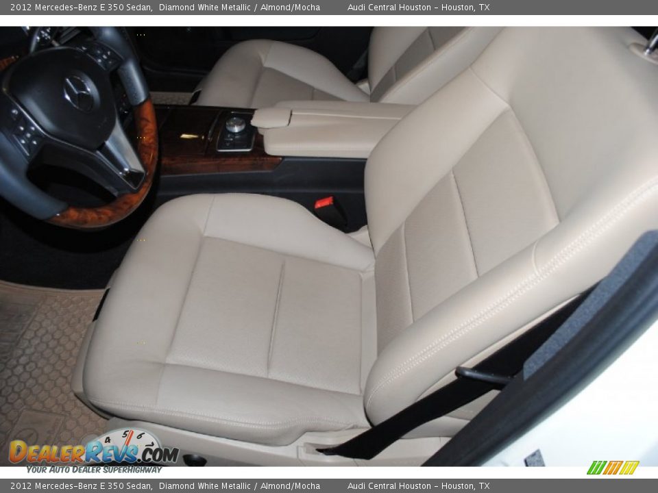 2012 Mercedes-Benz E 350 Sedan Diamond White Metallic / Almond/Mocha Photo #15