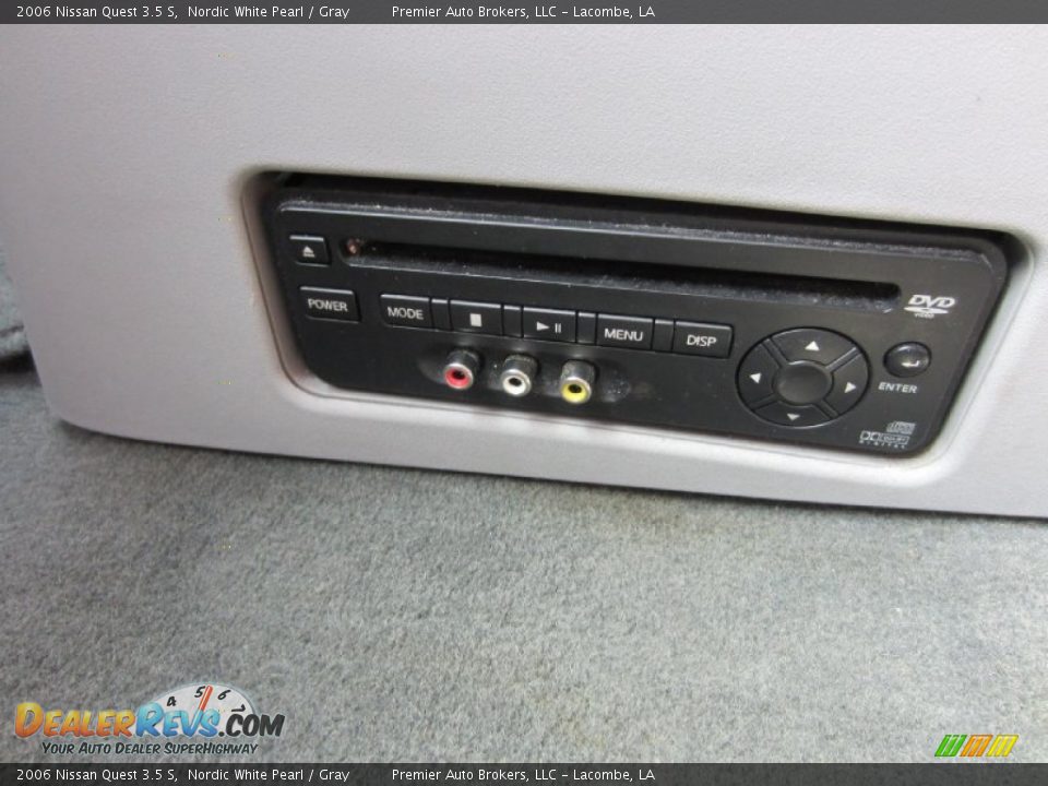 2006 Nissan Quest 3.5 S Nordic White Pearl / Gray Photo #26