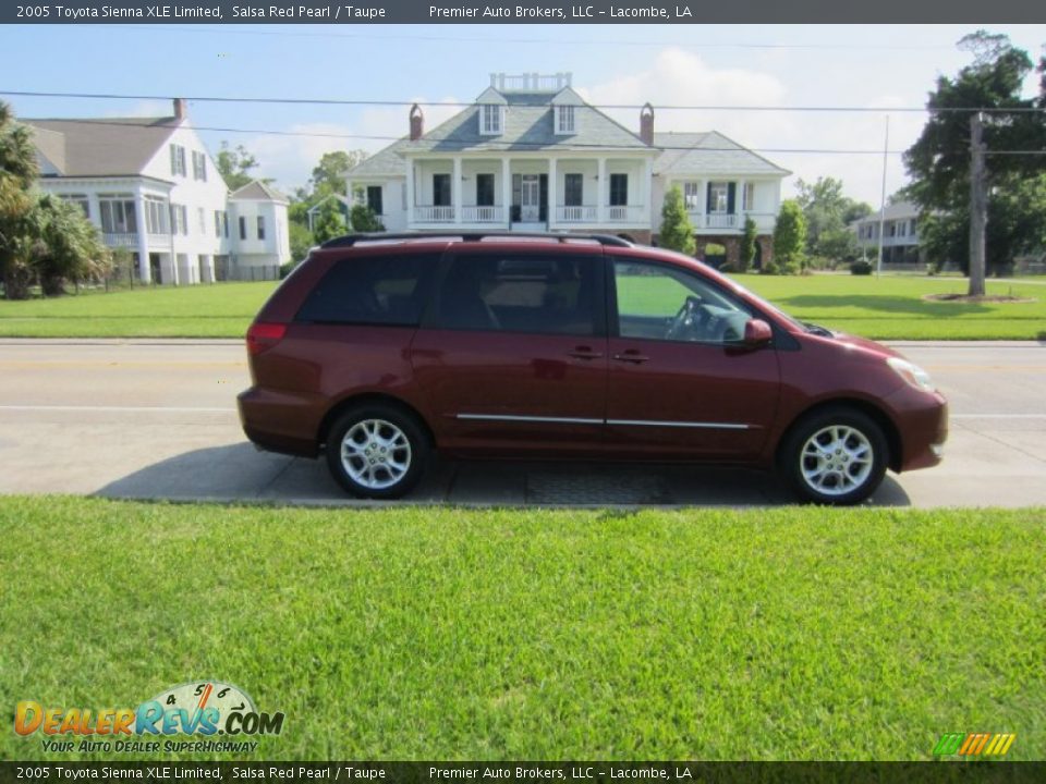 2005 Toyota Sienna XLE Limited Salsa Red Pearl / Taupe Photo #1