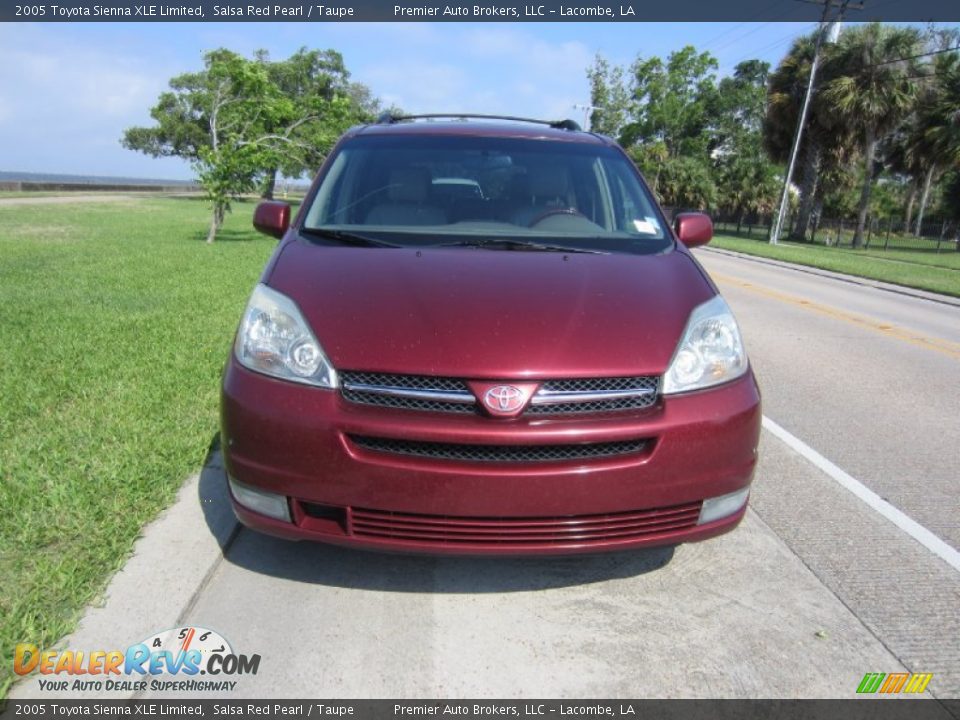 2005 Toyota Sienna XLE Limited Salsa Red Pearl / Taupe Photo #6