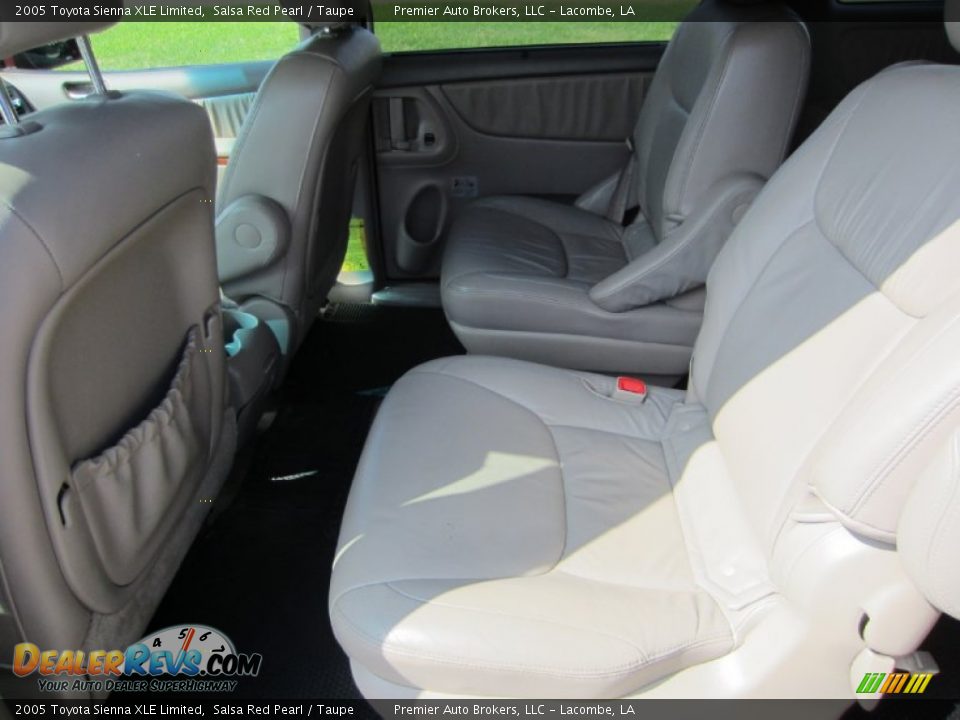 2005 Toyota Sienna XLE Limited Salsa Red Pearl / Taupe Photo #26