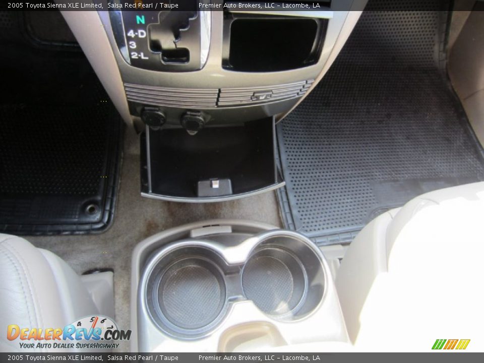 2005 Toyota Sienna XLE Limited Salsa Red Pearl / Taupe Photo #29