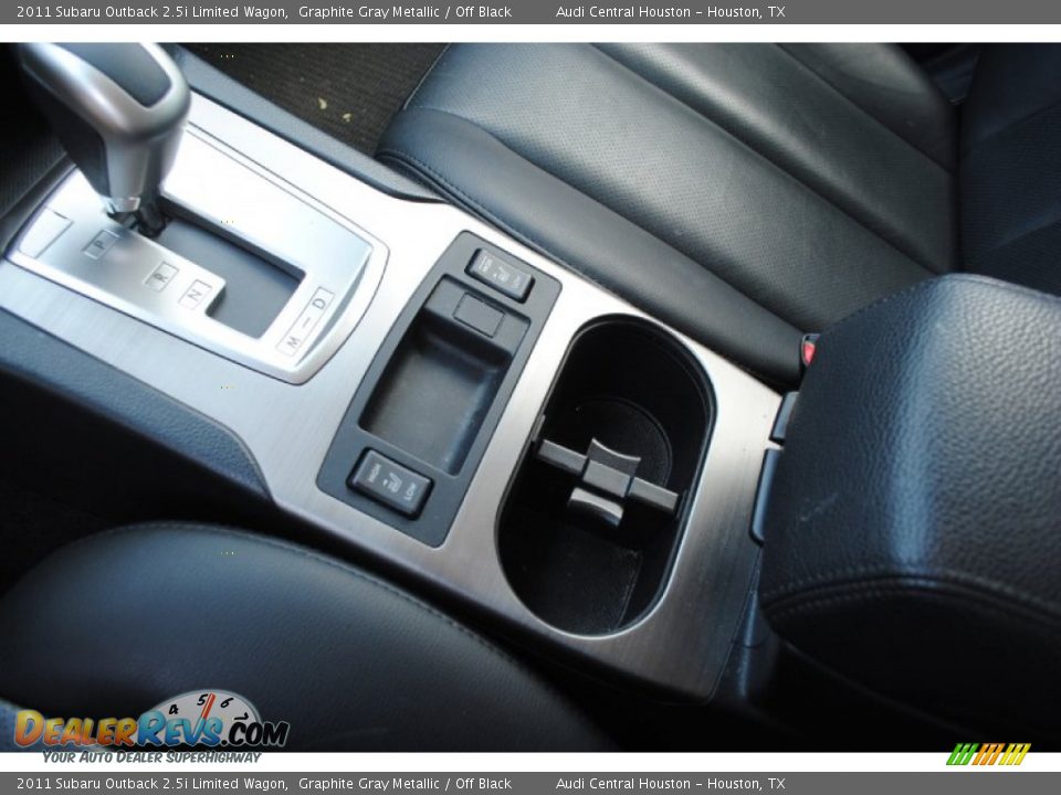 2011 Subaru Outback 2.5i Limited Wagon Graphite Gray Metallic / Off Black Photo #22