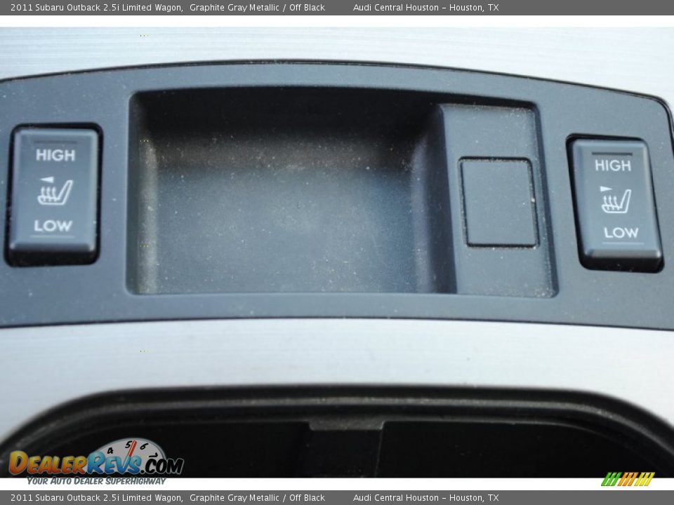 2011 Subaru Outback 2.5i Limited Wagon Graphite Gray Metallic / Off Black Photo #23