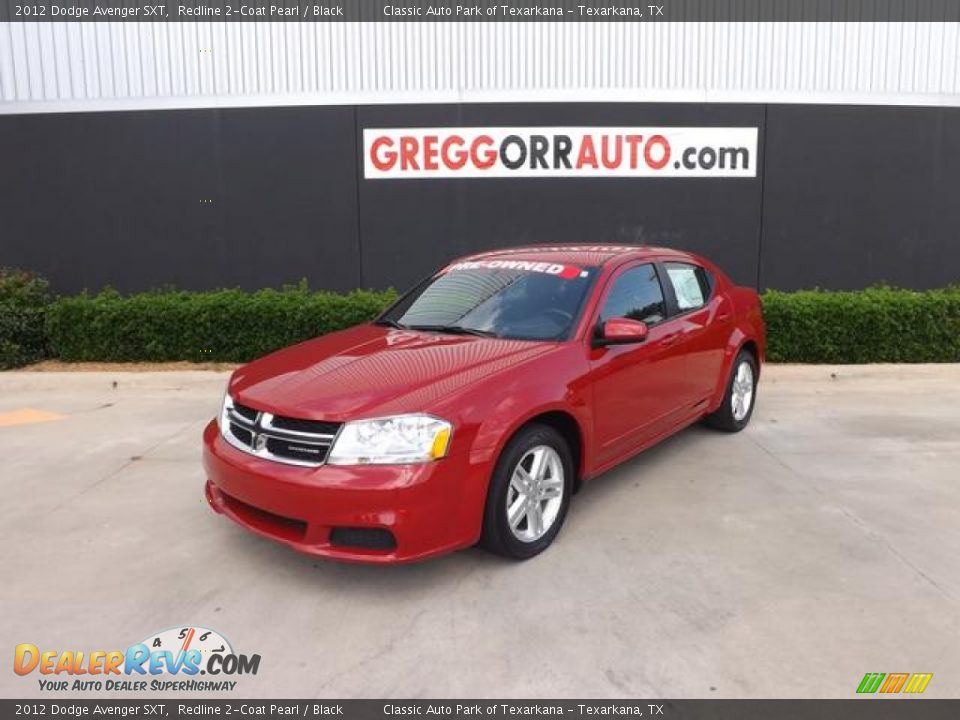 2012 Dodge Avenger SXT Redline 2-Coat Pearl / Black Photo #2