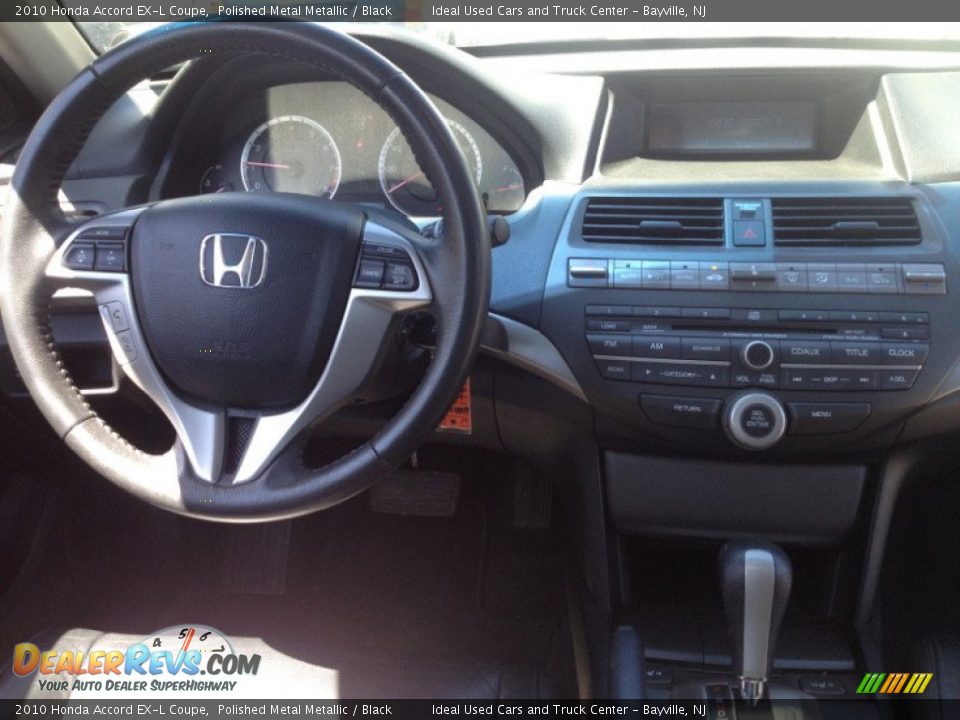 2010 Honda Accord EX-L Coupe Polished Metal Metallic / Black Photo #3
